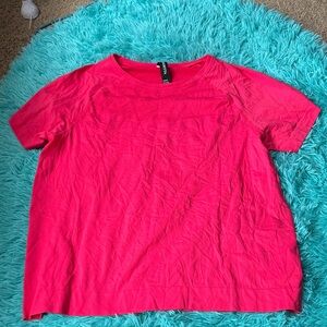 Bright Pink Short Sleeve Top